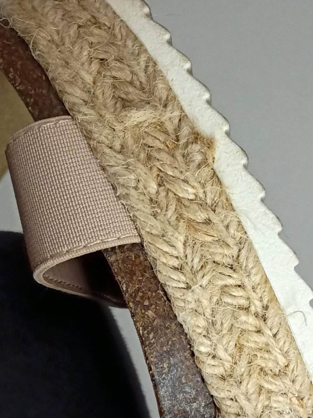 Madden Girl Cybell Nude Espadrille Platform Sandals Women's Size 7.5M - Picture 7 of 8